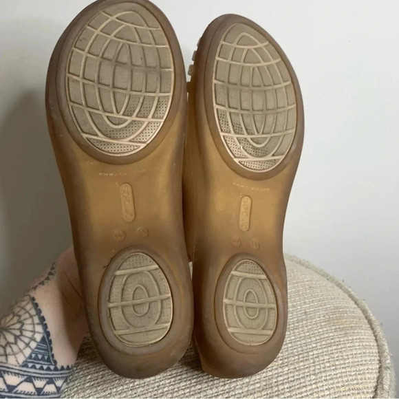 Crocs Rare Metallic Bronze Isabella Jelly Sandals  9 - Picture 8 of 10